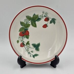 Vintage Ming Pao Strawberry Salad Bread Dessert Plate 7"